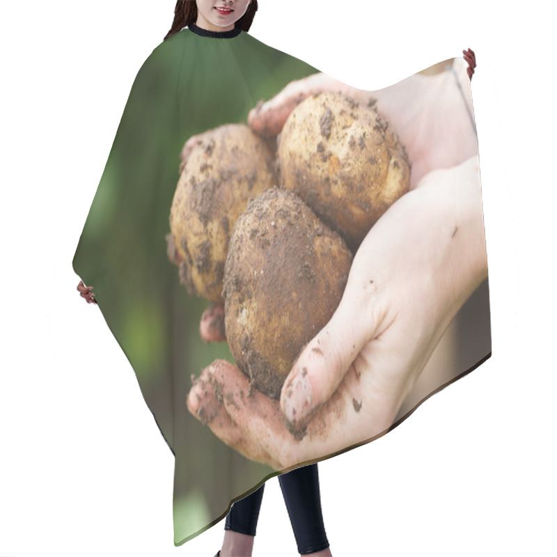 Personality  Potato Harvesting Hair Cutting Cape