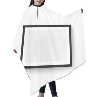 Personality  Black Frame For Paintings Hair Cutting Cape