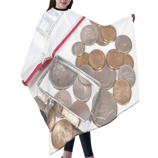 Personality  Coin Collection Hair Cutting Cape