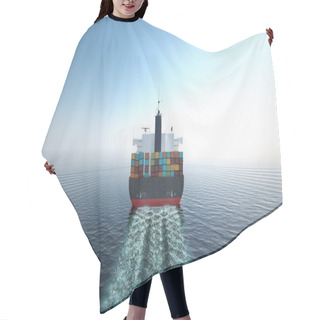 Personality  Cargo Ship Transportation. Hair Cutting Cape