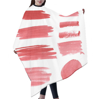 Personality  Bright Water Color Elements For Design. Vector Hair Cutting Cape
