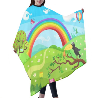 Personality  Forest Background Hair Cutting Cape