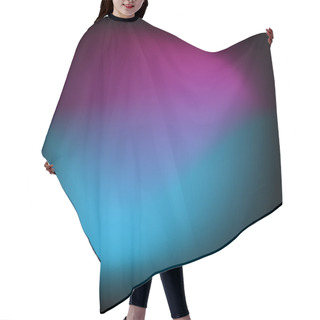 Personality  Abstract Glowing Gradient Background Hair Cutting Cape