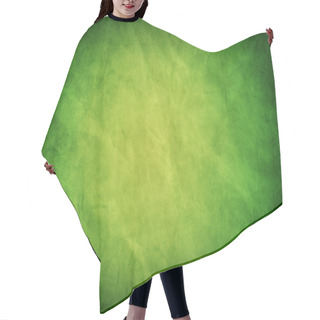 Personality  Green Grungy Paper Texture Hair Cutting Cape