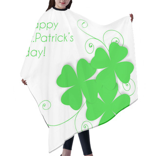 Personality  St. Patrick Day Card Hair Cutting Cape