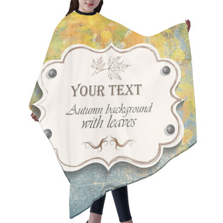 Personality  Vintage Autumn Background Hair Cutting Cape