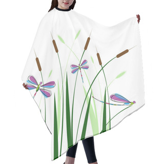 Personality  Dragonfly Hair Cutting Cape