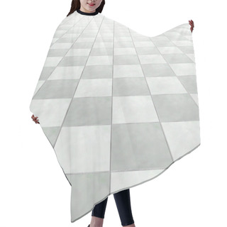 Personality  Tiles Floor Hair Cutting Cape