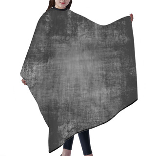 Personality  Seamless Black Dirty Canvas Texture Hair Cutting Cape