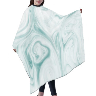 Personality  Close Up Of Abstract Light Green Background Hair Cutting Cape