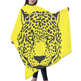Personality  Cheetah Head Front View Hair Cutting Cape