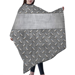 Personality  Old Metal Background Texture Hair Cutting Cape