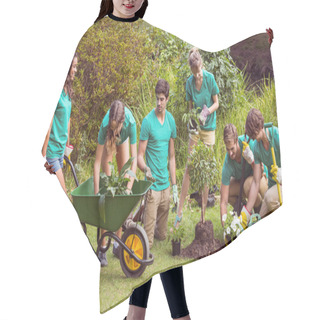 Personality  Happy Friends Gardening For The Community Hair Cutting Cape