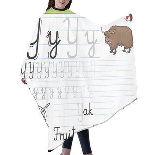 Personality  How To Write Letter Y Hair Cutting Cape