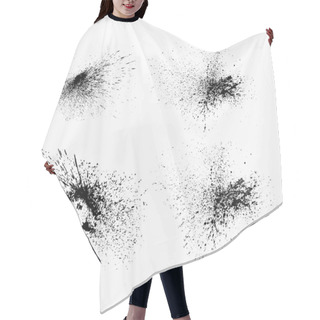 Personality  Ink Splat Set Hair Cutting Cape