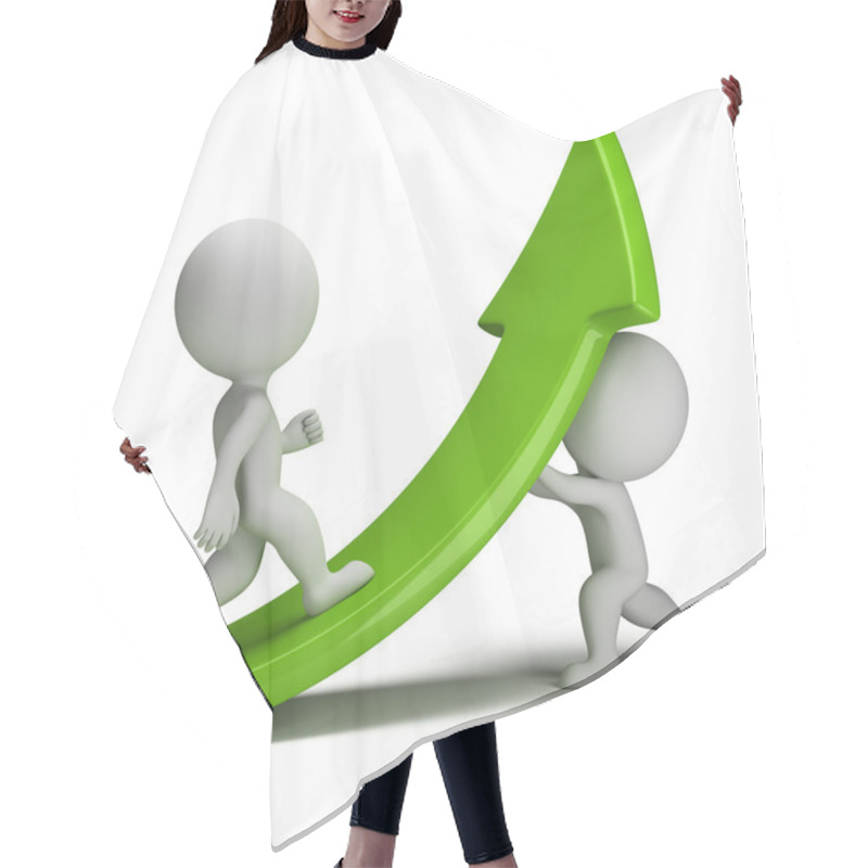 Personality  3d Small - Cooperation Hair Cutting Cape