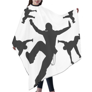 Personality  Hip Hop Dancers Hair Cutting Cape