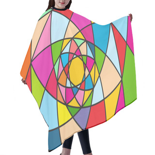 Personality  Whirlpool Of Paints Background Hair Cutting Cape