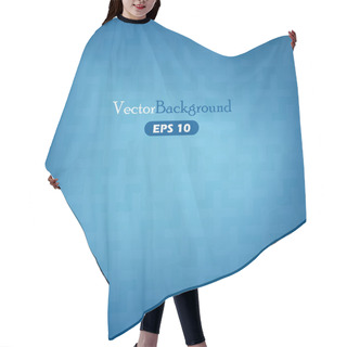 Personality  Blue Abstract Vector Background Hair Cutting Cape