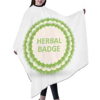 Personality  Green Eco Template Banner Hair Cutting Cape