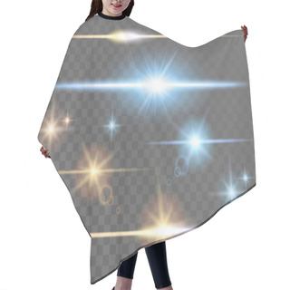 Personality  Glowing Light Effects Hair Cutting Cape