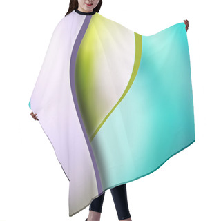 Personality  Abstract Lines Hair Cutting Cape