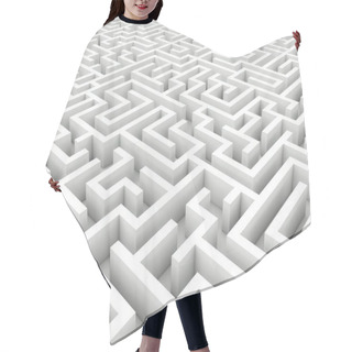 Personality  White Maze Hair Cutting Cape