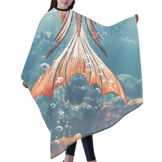 Personality  3d Fantasy Mermaid In Mythical Sea Hair Cutting Cape