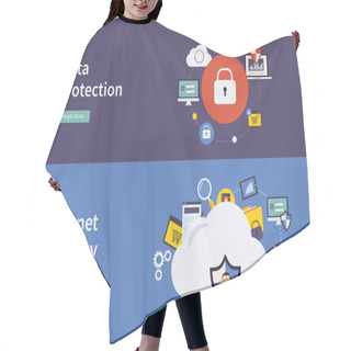 Personality  Data Protection And Internet Security Hair Cutting Cape