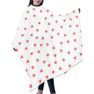 Personality    Simply Hearts Seamless Pattern Hair Cutting Cape