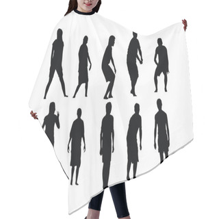 Personality  Zombie Silhouettes Set. Hair Cutting Cape