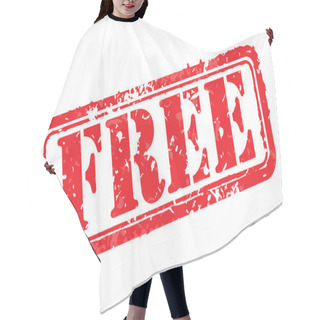 Personality  Free Rubber Stamp Hair Cutting Cape