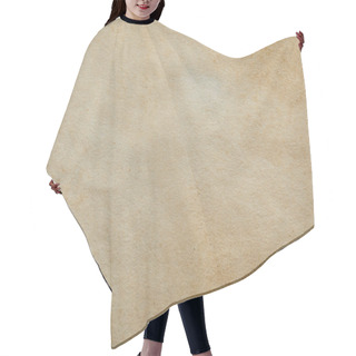 Personality  Top View Of Vintage Beige Paper Texture Hair Cutting Cape
