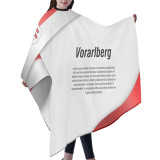 Personality  Waving Ribbon Or Banner With Flag State Of Austria Hair Cutting Cape