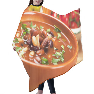 Personality  Kidney Bean Soup Hair Cutting Cape
