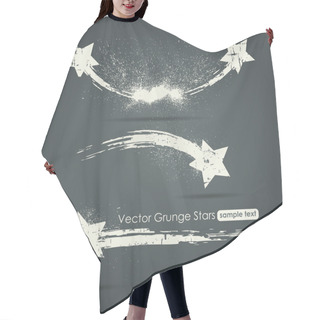 Personality  Grunge Set Of Shooting Stars Hair Cutting Cape
