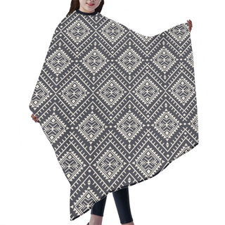 Personality  Seamless Ethnic Pattern. Hair Cutting Cape