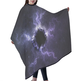 Personality  Black Hole In Space. Elements Of This Image Furnished By NASA Hair Cutting Cape