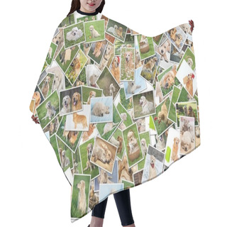 Personality  Dog Collage - 101 Pieces Hair Cutting Cape