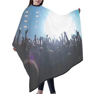 Personality  Concert Stage Lights And Crowd On Dance Floor Partying To The Music Hair Cutting Cape