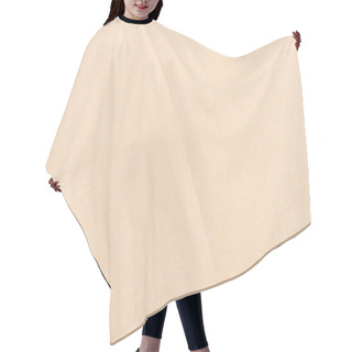 Personality  Texture Of Beige Color Paper As Background Hair Cutting Cape