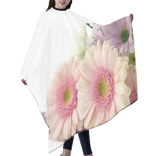 Personality  Pink Gerberas. Hair Cutting Cape