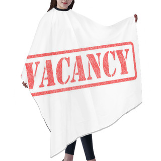 Personality  VACANCY Rubber Stamp Hair Cutting Cape