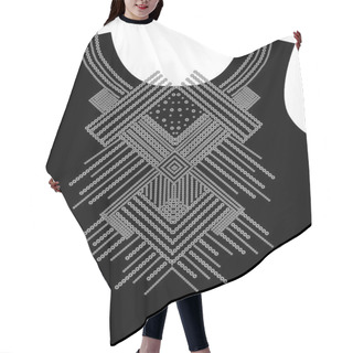 Personality  Ethnic Graphic For T-shirts Hair Cutting Cape