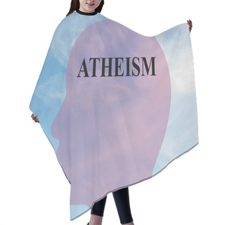 Personality  Atheism Concept  Illustration Hair Cutting Cape