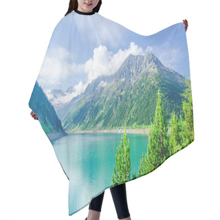 Personality  Azure Mountain Lake And High Alpine Peaks, Austria Hair Cutting Cape