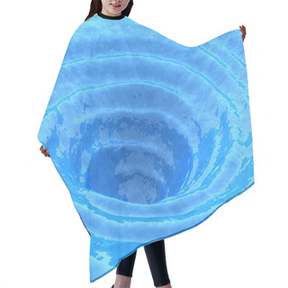 Personality  Ocean Whirlpool, Water Vortex Hair Cutting Cape