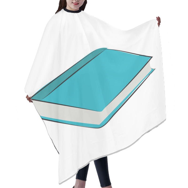 Personality  Book Colored Vector Icon Hair Cutting Cape