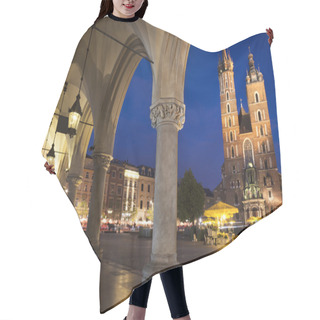 Personality  Krakow Main Square Night View Hair Cutting Cape