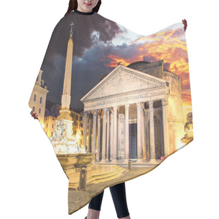 Personality  Pantheon - Rome At Sunset Hair Cutting Cape